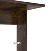 vidaXL Table d'appoint Ch&ecirc;ne fum&eacute; 40 x 38 x 62,5 cm Bois d'ing&eacute;nierie