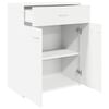 vidaXL Buffet blanc 60x30x75 cm bois d'ing&eacute;nierie