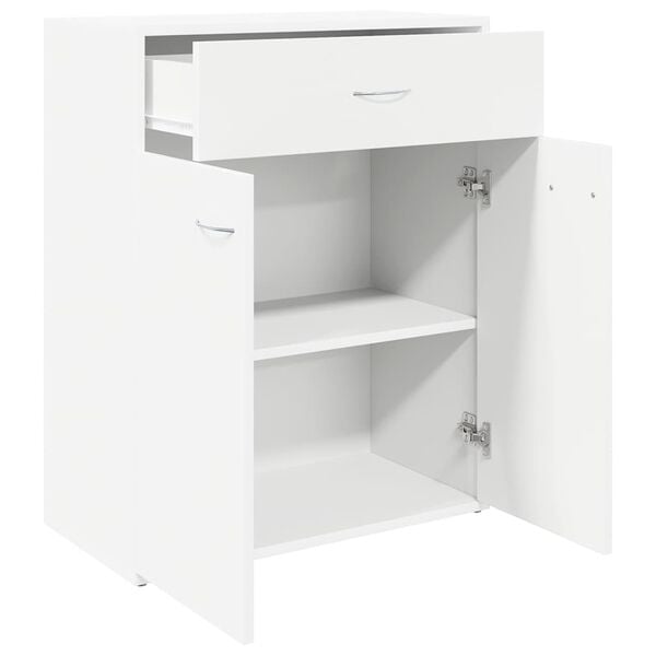 vidaXL Buffet blanc 60x30x75 cm bois d'ing&eacute;nierie
