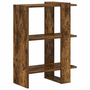 vidaXL &Eacute;tag&egrave;re Ch&ecirc;ne fum&eacute; 52 x 25 x 71,5 cm Bois d'ing&eacute;nierie