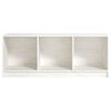 vidaXL Meuble TV Blanc 104x33x41 cm Bois de pin massif
