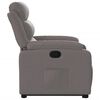 vidaXL Fauteuil inclinable taupe tissu