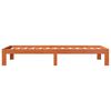 vidaXL Cadre de lit sans matelas cire marron 90x200 cm bois pin massif