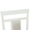 vidaXL Chaise de salle &agrave; manger 2 pcs Blanc et Naturel