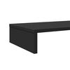 vidaXL Support de moniteur noir 100x27x10 cm bois d'ingénierie