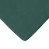 vidaXL Coussins de si&egrave;ge 4 pcs Vert fonc&eacute; 40 x 40 x 3 cm Velours