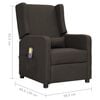 vidaXL Fauteuil de massage Taupe Tissu