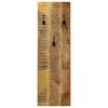 vidaXL Porte-manteau mural 2 pcs Bois de manguier massif 36x110x3 cm