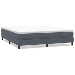 vidaXL Sommier &agrave; lattes de lit sans matelas 180x210 cm velours