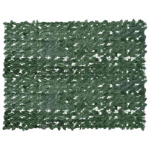 vidaXL &Eacute;cran de balcon avec feuilles vert fonc&eacute; 200x150 cm