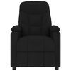 vidaXL Fauteuil de massage Noir Tissu