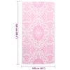 vidaXL Tapis d'extérieur ARAKIL rose 120x180 cm PP