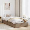 vidaXL Cadre de lit ottoman sans matelas cappuccino 100x200 cm