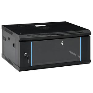 vidaXL Coffret de r&eacute;seau mural 4U 19" IP20 600x450x285 mm