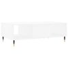 vidaXL Table basse blanc 104x60x35 cm bois d'ing&eacute;nierie