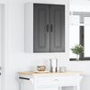 vidaXL Armoire de cuisine avec stockage Kalmar Noir 60 x 31 x 80 cm