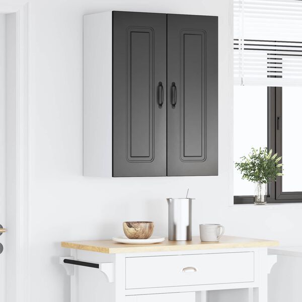 vidaXL Armoire de cuisine avec stockage Kalmar Noir 60 x 31 x 80 cm