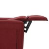 vidaXL Fauteuil de massage Rouge bordeaux Tissu