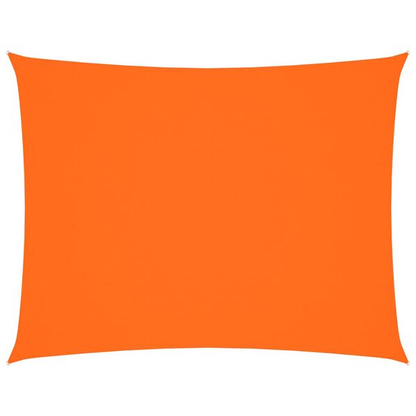 vidaXL Voile de parasol tissu oxford rectangulaire 3,5x5 m orange