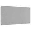 vidaXL Protection de cuisine 2 pcs Gris clair 120 x 60 cm verre tremp&eacute;