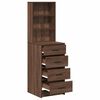 vidaXL Haut Armoire Ch&ecirc;ne marron 40 x 41 x 135 cm Bois d'ing&eacute;nierie