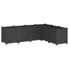 vidaXL Jardini&egrave;re noir 160x120x53 cm polypropyl&egrave;ne