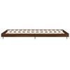 vidaXL Cadre de lit sans matelas chêne marron 100x200 cm
