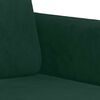 vidaXL Ensemble de canap&eacute;s 2 pcs vert fonc&eacute; velours