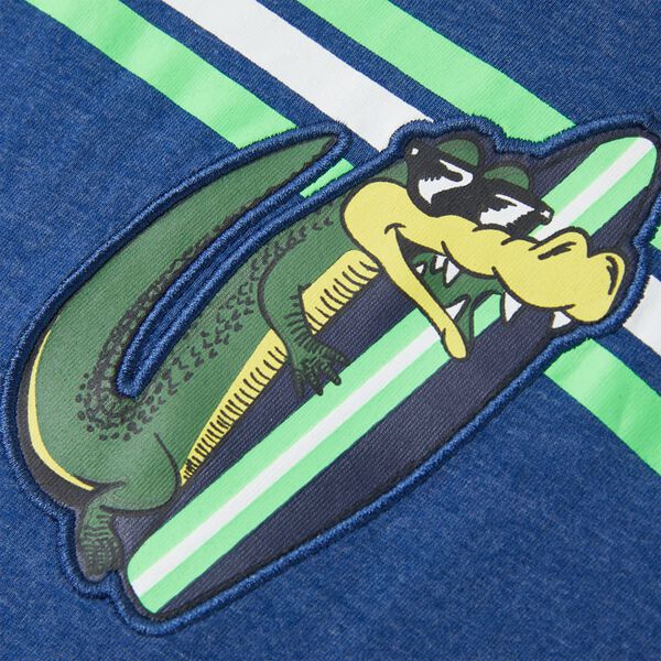 T-shirt pour enfants m&eacute;lange de bleu fonc&eacute; 116