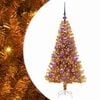 vidaXL Sapin de No&euml;l Dor&eacute; 120 cm PET