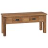 vidaXL Banc d'entr&eacute;e teck massif 90 x 30 x 40 cm
