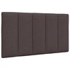 vidaXL Cadre de lit sans matelas Hanko marron fonc&eacute; 80x200 cm tissu