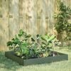 vidaXL Lit sur&eacute;lev&eacute; de jardin vert olive 100x100x26 cm acier