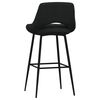 vidaXL Tabouret de bar Noir Velours