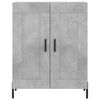 vidaXL Buffet haut Gris b&eacute;ton 69,5x34x180 cm Bois d'ing&eacute;nierie
