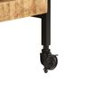 vidaXL Chariot de cuisine 80x55x70 cm bois de manguier brut massif