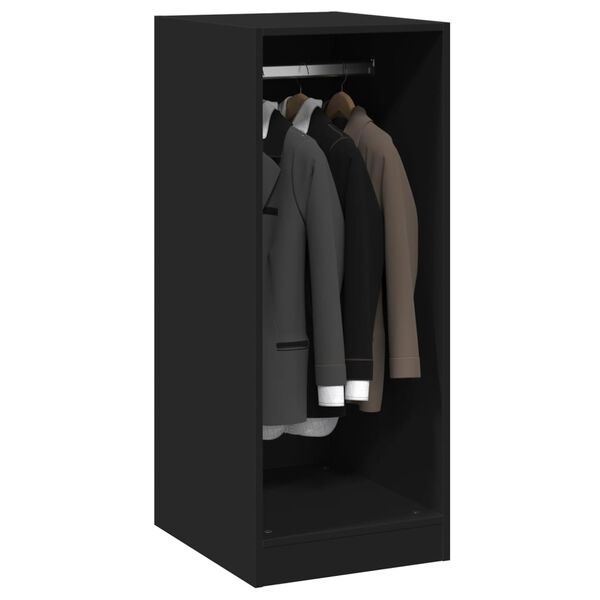 vidaXL Garde-robe noir 48x41x102 cm bois d'ing&eacute;nierie