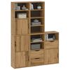 vidaXL Armoires latérales 5 pcs ODDA 40x24x79 cm bois massif pin