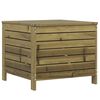 vidaXL Salon de jardin 5 pcs bois de pin impr&eacute;gn&eacute;