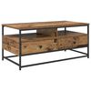 vidaXL Table basse Bois Ancien 100 x 51 x 45 cm Bois d'ing&eacute;nierie
