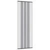 vidaXL &Eacute;cran de porte insectes avec rideau en maille Noir 80 x 220 cm