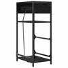 vidaXL Cabinet de chevet Ch&ecirc;ne noir 40 x 27 x 76 cm Bois d'ing&eacute;nierie