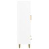 vidaXL Buffet haut Blanc 70x31x115 cm Bois d'ing&eacute;nierie