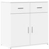 vidaXL Buffets 2 pcs blanc 79x38x80 cm bois d&rsquo;ing&eacute;nierie