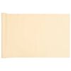 vidaXL &Eacute;cran d'intimit&eacute; de balcon cr&egrave;me 700x75 cm PVC