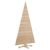 vidaXL Arbres de Noël avec support Naturel 180 cm Bois massif en pin