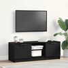 vidaXL Meuble TV Chêne noir 102 x 32 x 35.5 cm Bois d'ingénierie