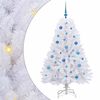 vidaXL Sapin de No&euml;l Artificiel &agrave; Branches Articul&eacute;es Blanc 150 cm
