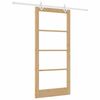 vidaXL Porte coulissante Naturel 93 x 202 cm
