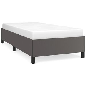 vidaXL Cadre de lit sans matelas gris 80x200 cm similicuir